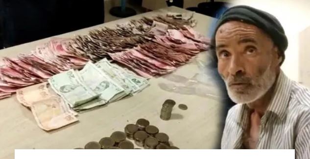 Polis dilənçini saxladı – Üzərindən çıxan məbləğ hər kəsi təəccübləndirdi