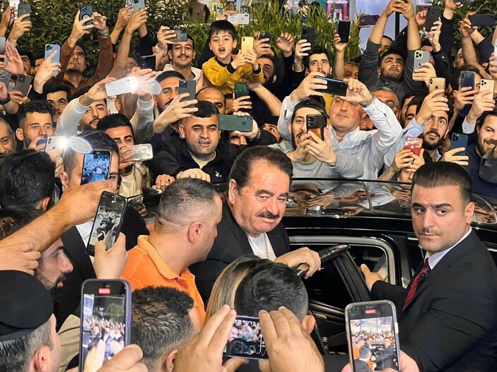 Pərəstişkarları İbrahim Tatlısəsi İraqda belə qarşıladı - VİDEO - FOTO