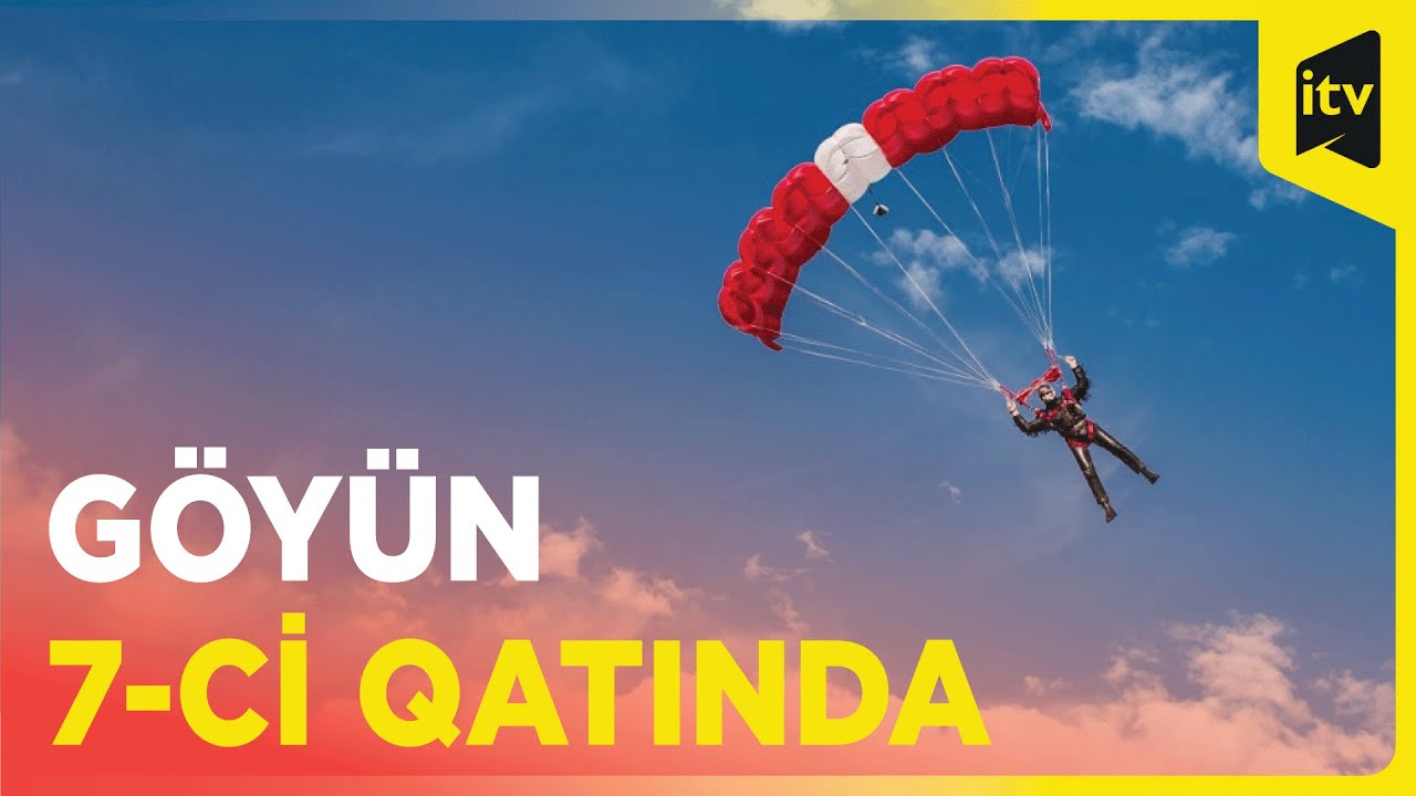 Beşbarmaqda riskli həzz: paraşütlə uçanların yaşadığı adrenalin - VİDEO