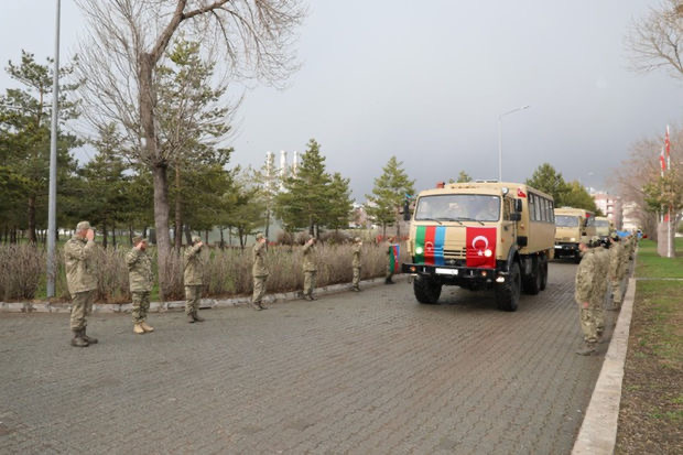 Türkiyədə Azərbaycan hərbçilərinin qarşılanma mərasimi keçirilib