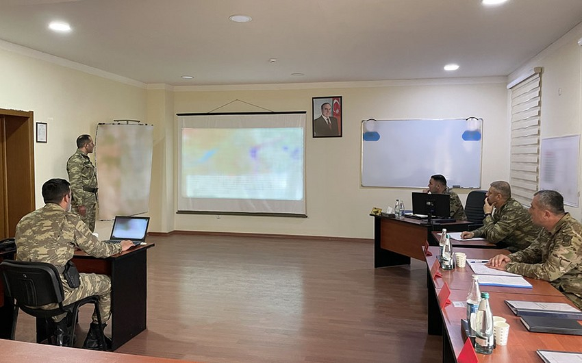 Azərbaycan Ordusunda komanda-qərargah təlimləri keçirilib - FOTO