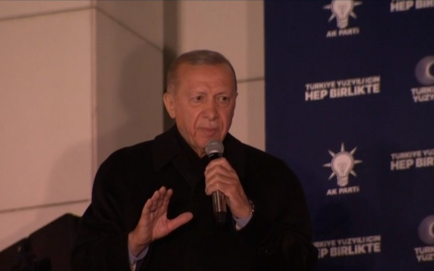 Ərdoğan: "Türkiyə Böyük Millət Məclisinə seçkilərdə Cümhur İttifaqı qalib gəlib"