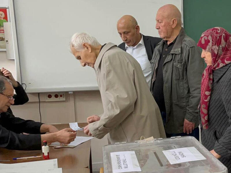Azərbaycanda yaşayan Türkiyə vətəndaşları Ərdoğana səs verib