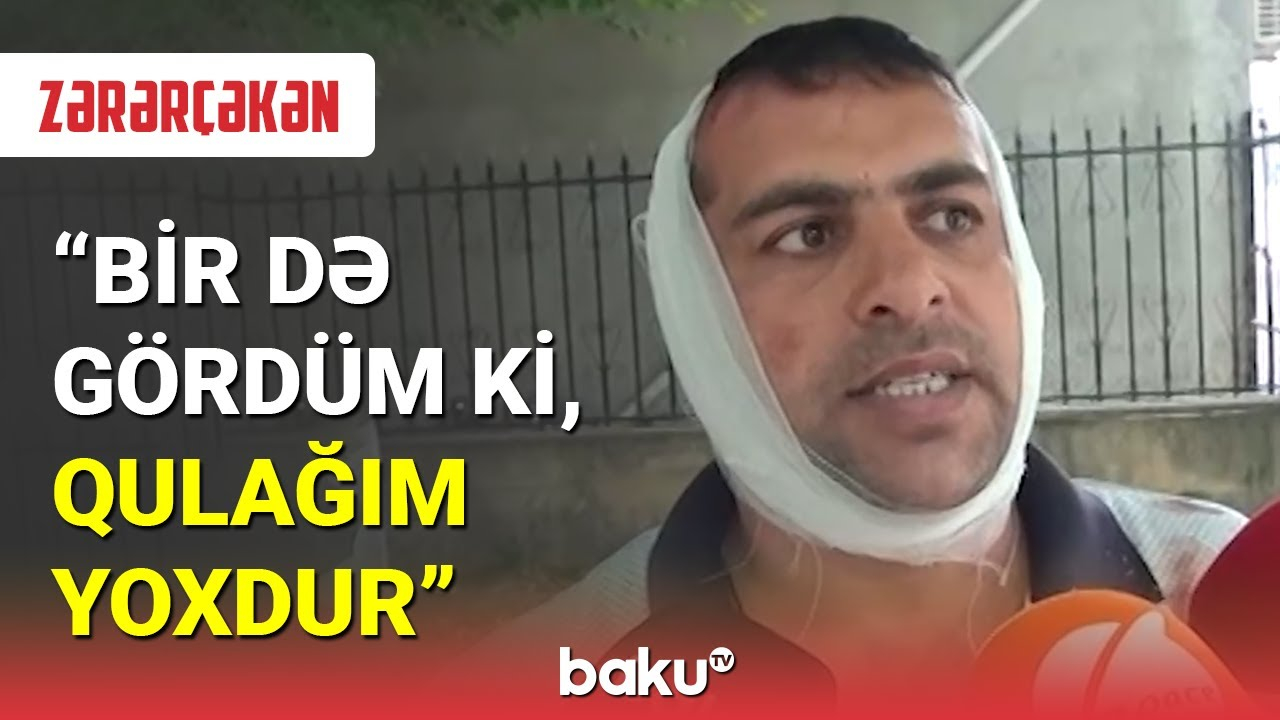 “Bir də gördüm, qulağım yoxdur…” - Eşşək kişinin qulağını qopartdı - VİDEO