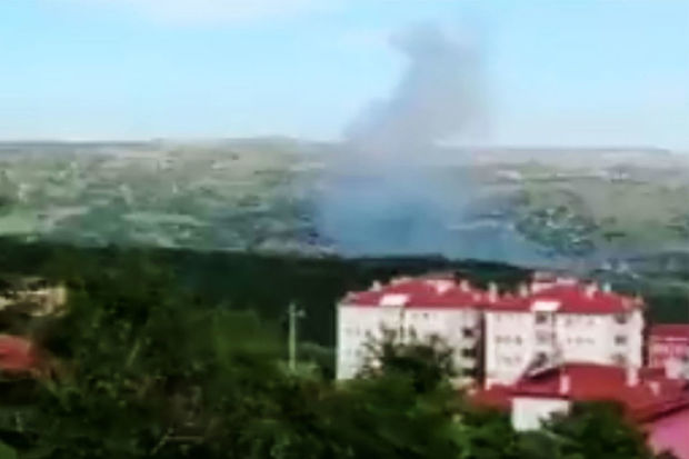 Ankarada raket zavodunda partlayış baş verib: Ölənlər var