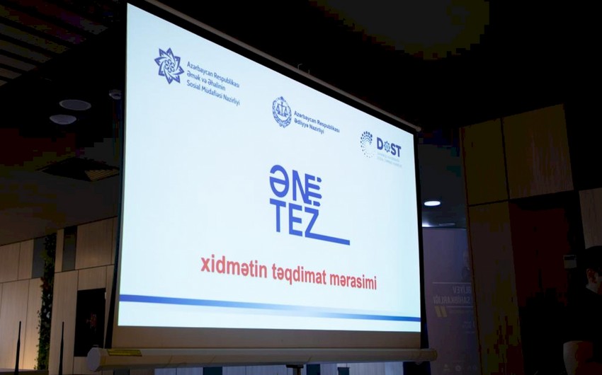 ƏN TEZ” xidməti DOST Mərkəzində istifadəyə verildi