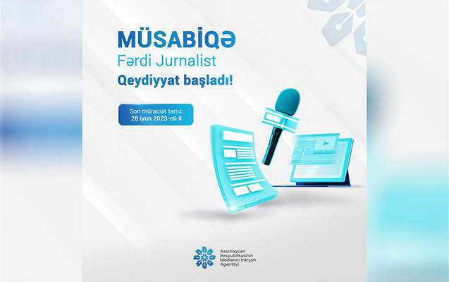 MEDİA jurnalistlər üçün müsabiqə elan edir