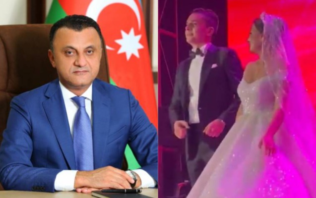 Vüqar Qurbanovun qızının toyundan - VİDEO
