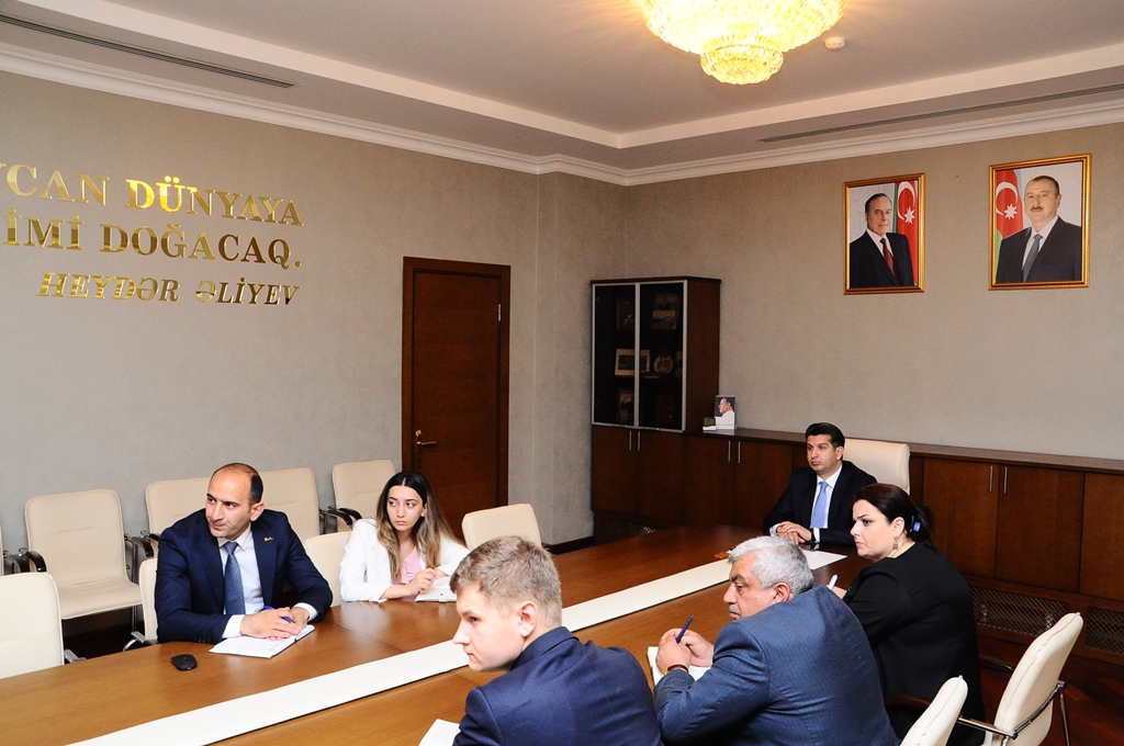 Naftalan ŞİH müasir “Situativ Mərkəz” haqqında təqdimata dair videokonfransda iştirak etdi - FOTOLAR