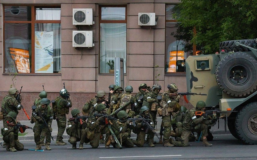 Rusiyada döyüşlər başladı: Rus Ordusu "Vaqner"ə qarşı