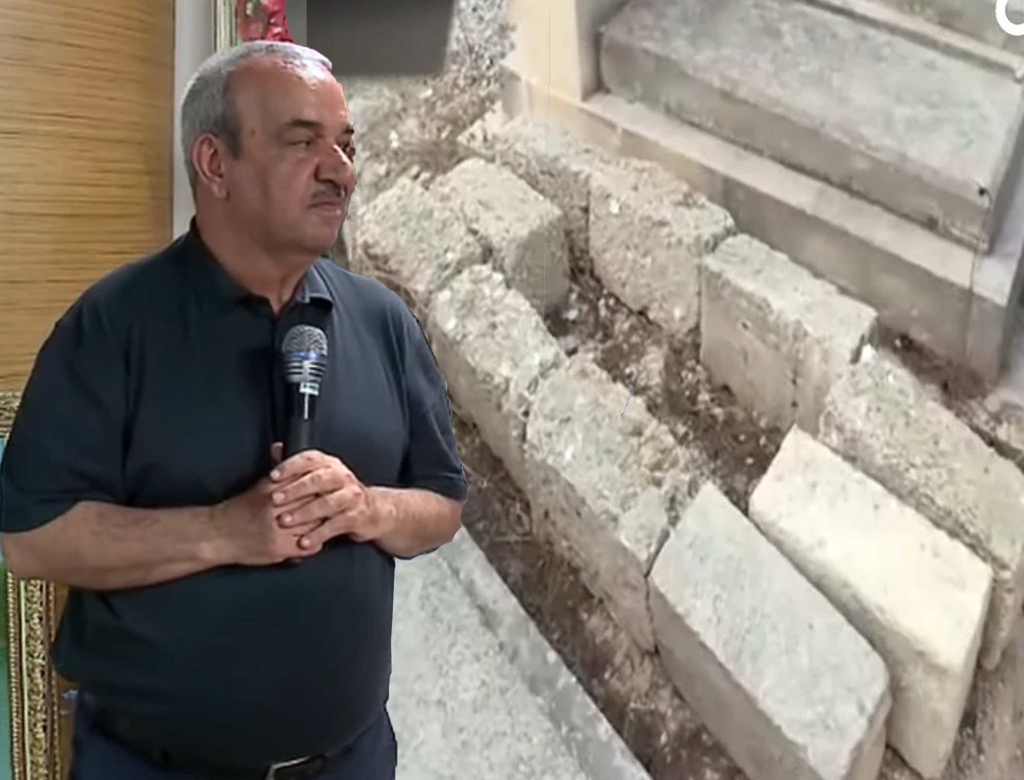 Meyxanaçı Ağamirzə özü üçün hazırlatdırdığı qəbri ziyarət edib - VİDEO