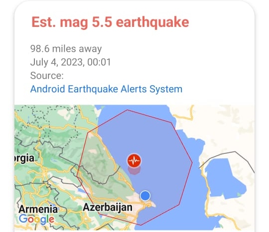 Telefonunuzda zəlzələ bildirişlərini belə açmaq olur - VACİB