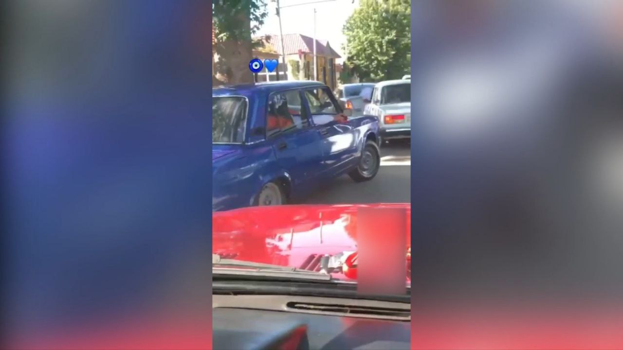 Toy karvanında avtoxuliqanlıq edən şəxs həbs edildi - VİDEO