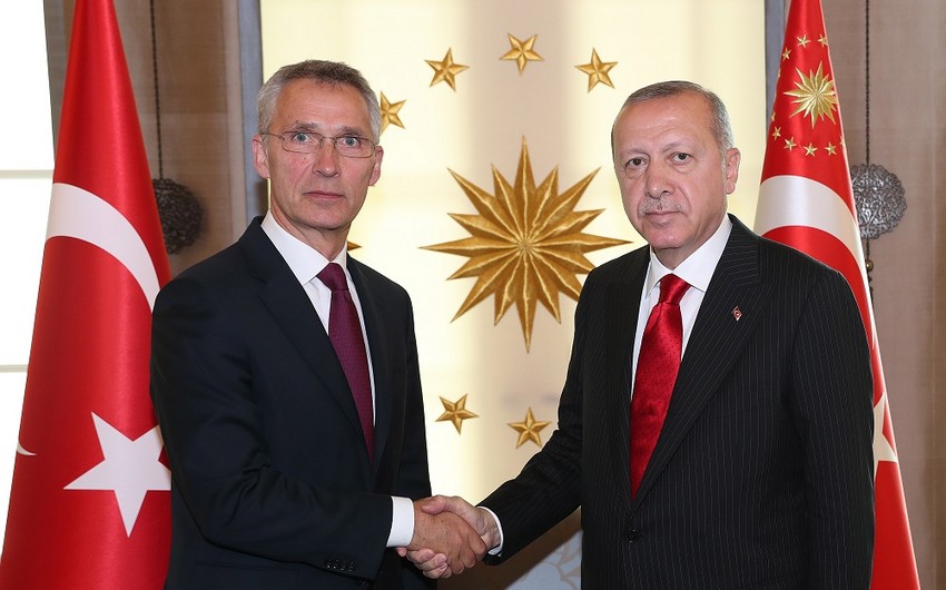 Ərdoğan Stoltenberqi təbrik etdi