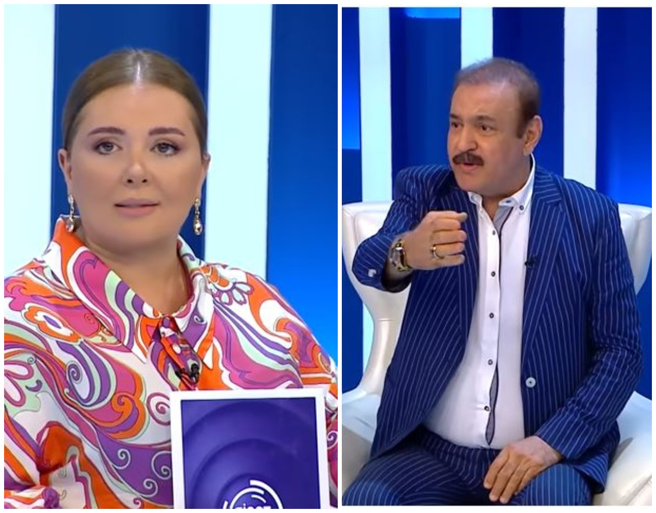 Cavanşir Məmmədovla Lalə Azərtaş arasında GƏRGİNLİK: "Bilirəm sizə kim deyib onu efirə çıxardın" - VİDEO