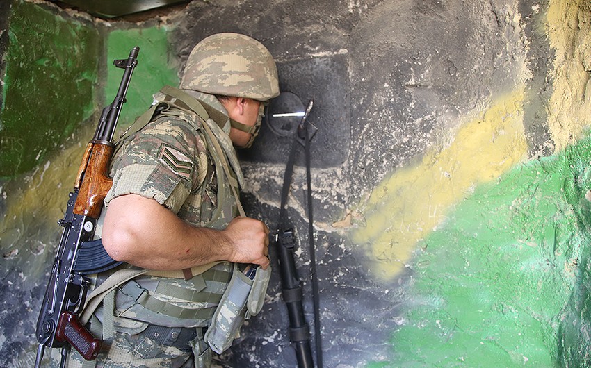 Azərbaycan Ordusunun mövqeləri atəşə tutulub