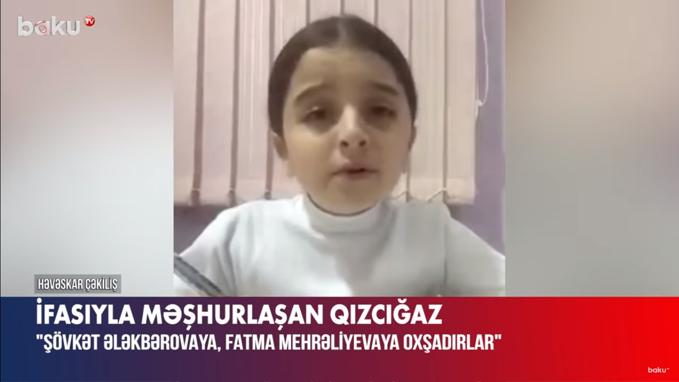 İfası ilə hər kəsi mat qoyan Nuray: “Dərslərimi yaxşı oxuyuram” - VİDEO