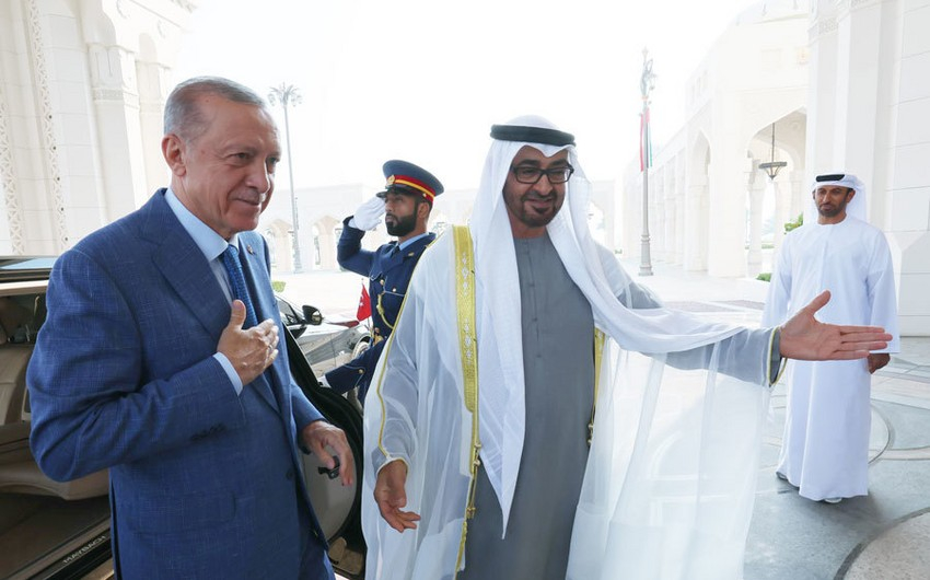 Ərdoğan: "BƏƏ ilə əlaqələr strateji tərəfdaşlıq səviyyəsinə qədər inkişaf edir"