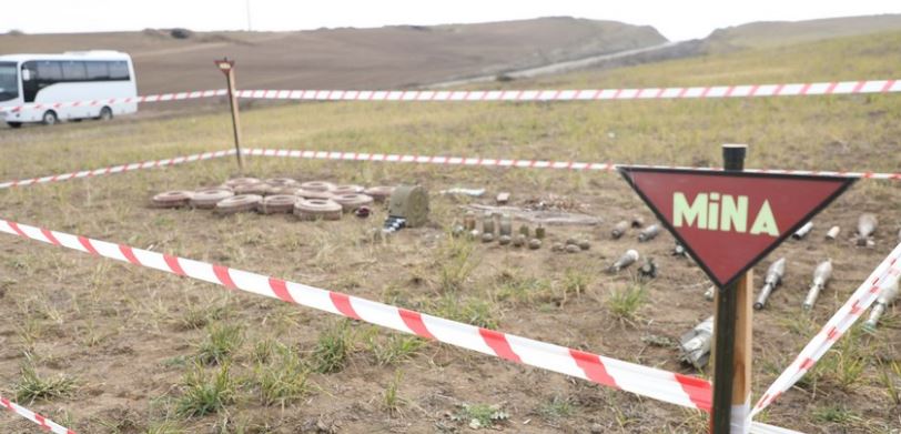 Azad edilmiş ərazilərdə ötən həftə 43 mina aşkarlandı