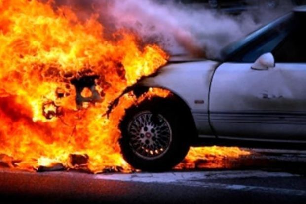 Balakəndə dəhşətli hadisə: Sürücü yanaraq öldü