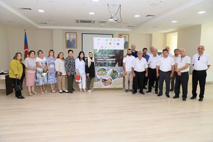 Tovuz rayonunda "Aqroturizm və qonaqlama xidmətinin təşkili” mövzusunda təlim keçirilib