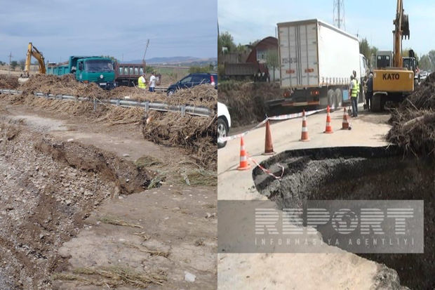 Sel Göyçayda fəsadlar törədib, Aşağı Qaraməryəm kəndi ilə əlaqə tam kəsilib