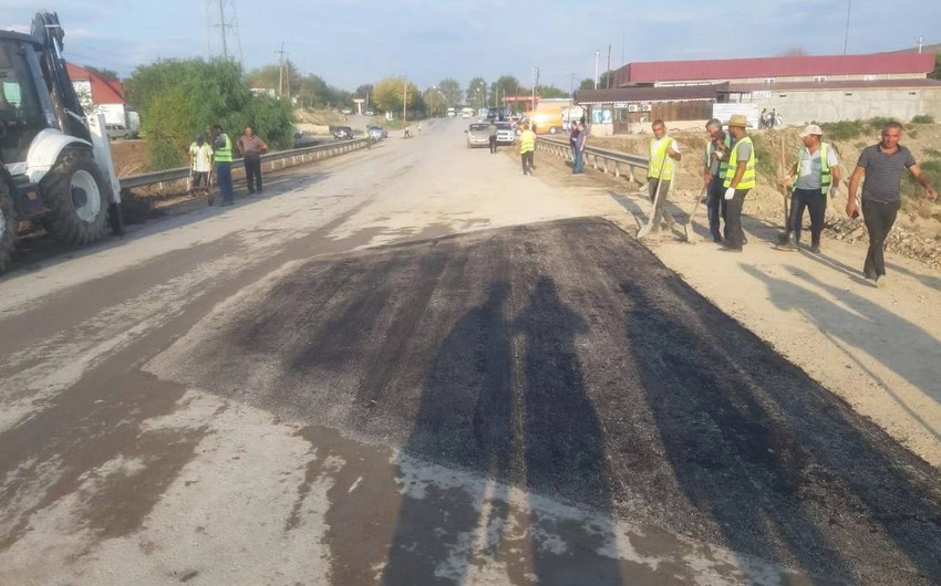 Bakı-Şamaxı-Yevlax yolunda nəqliyyatın hərəkəti bərpa olunub