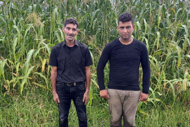 Azərbaycan dövlət sərhədini pozmağa cəhd edən əcnəbilər saxlanıldılar - FOTO