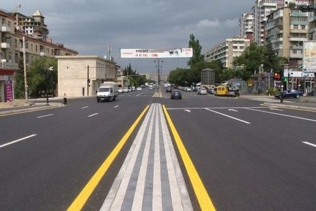 Bakının əsas prospektlərindən birində sürət həddi endirildi