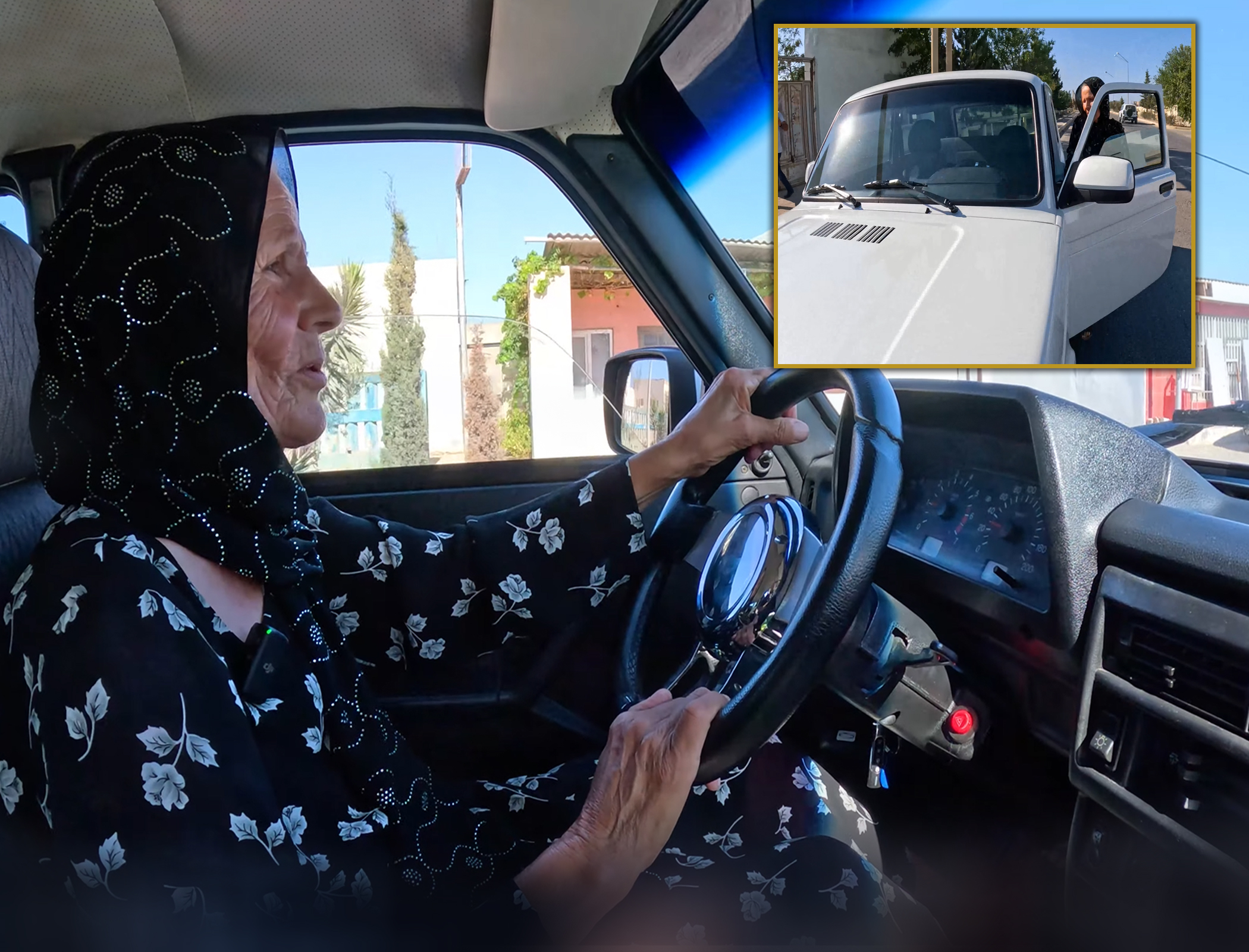 “TikTok”da izlənmə rekordu qıran nənə bu dəfə “Niva” sürdü – VİDEO