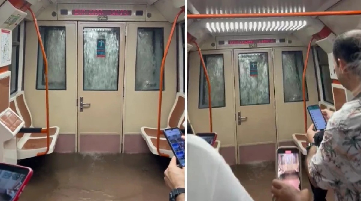 Madrid metrosunu su basdı, vətəndaşlar təşvişə düşdülər  – VİDEO