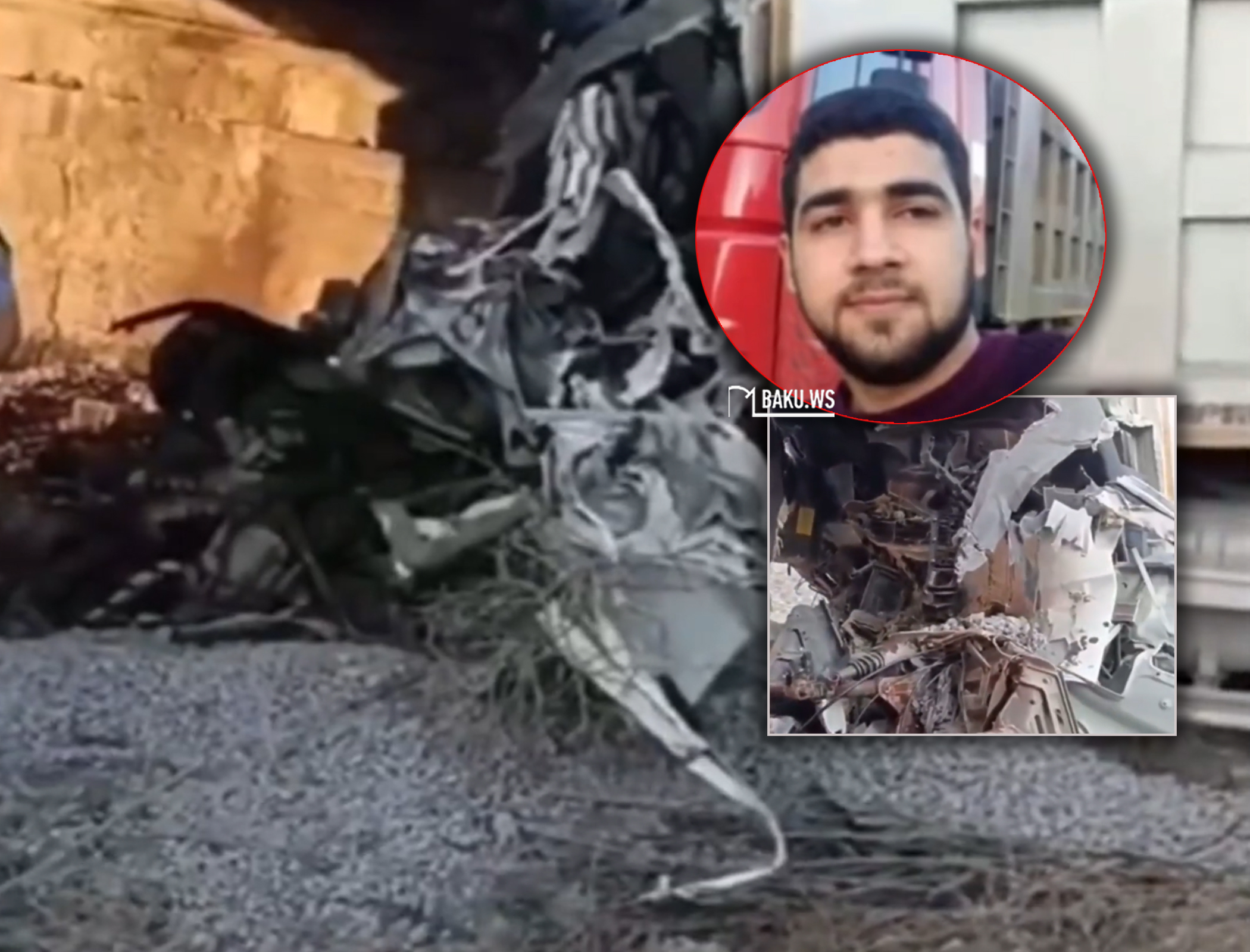 Zəngilandakı dəhşətli qəzanın kadrları yayıldı: 24 yaşlı sürücü hadisə yerində həlak olub 