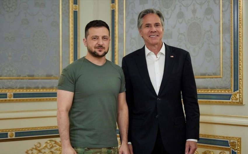 Zelenski Blinkenlə görüşüb və Ukraynaya yardımı müzakirə edib