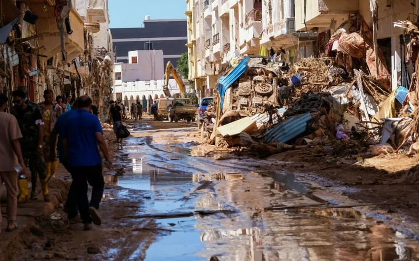 Liviyada güclü seldən ölənlərin sayı 11 minə çatdı