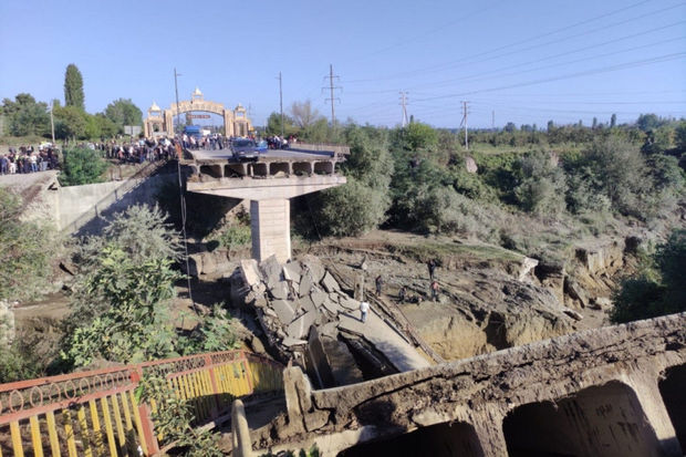 Xaçmazda körpünün uçması səbəbilə alternativ yollar təşkil edildi