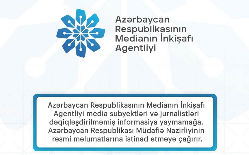 MEDİA jurnalistlərə çağırış edib