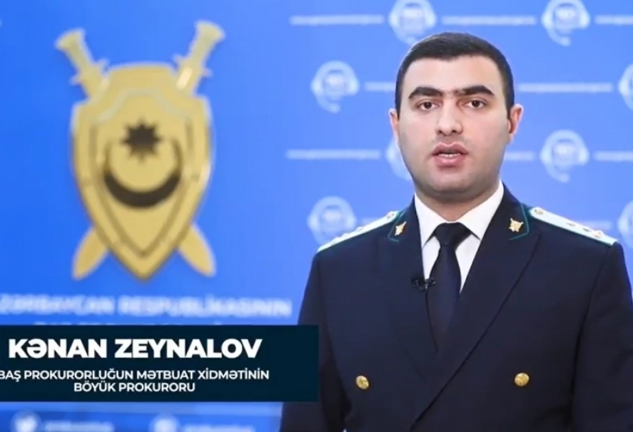 Baş Prokurorluq: "Cinayət törədən şəxslər məsuliyyətə cəlb olunacaq"