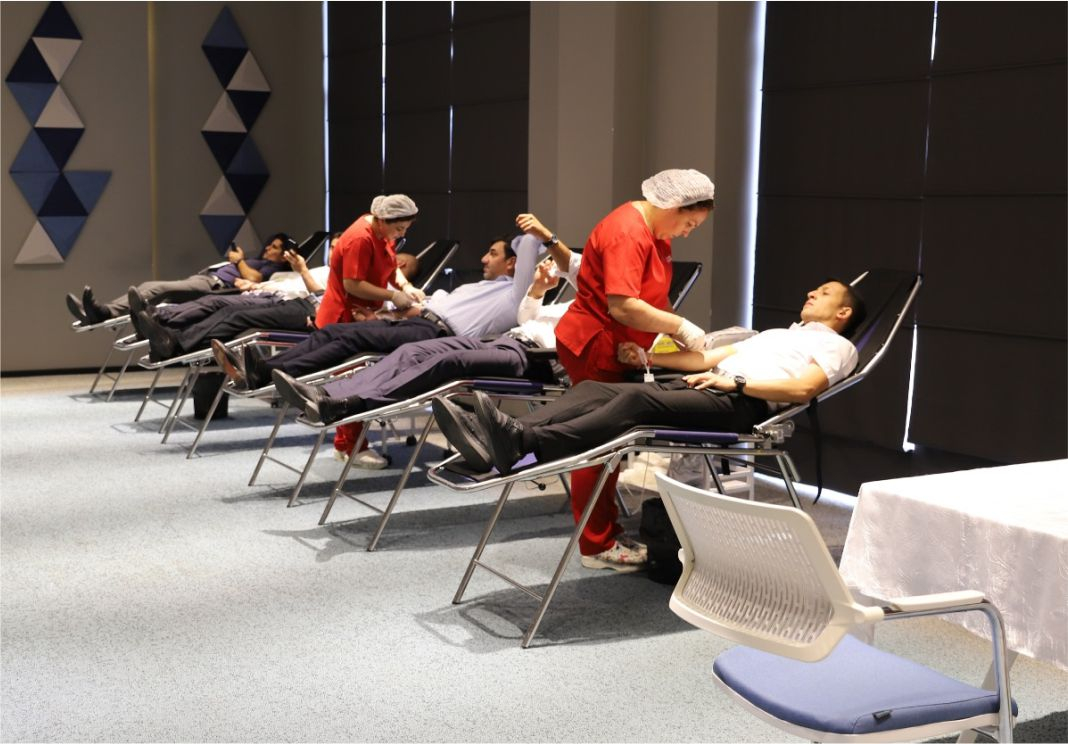 “Avrora” MMC-də qanvermə aksiyası keçirilib - FOTO