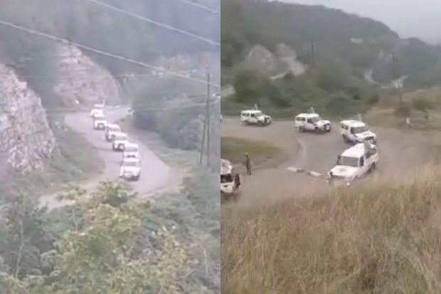 BQXK avtomobilləri Xocavəndə gedir - VİDEO