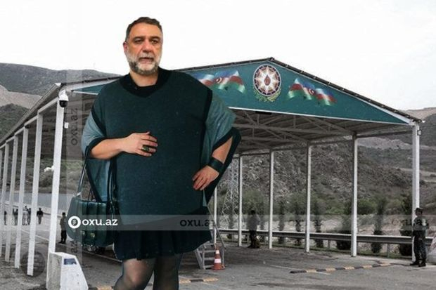 Ruben Vardanyan qadın qiyafəsində Qarabağdan qaçmağa çalışıb