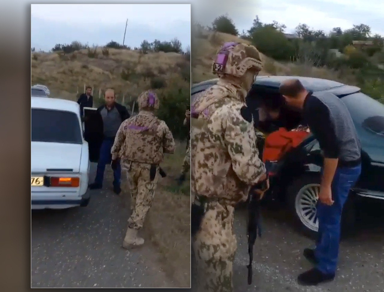 Azərbaycan Xankəndi yoluna nəzarət edir - VİDEO