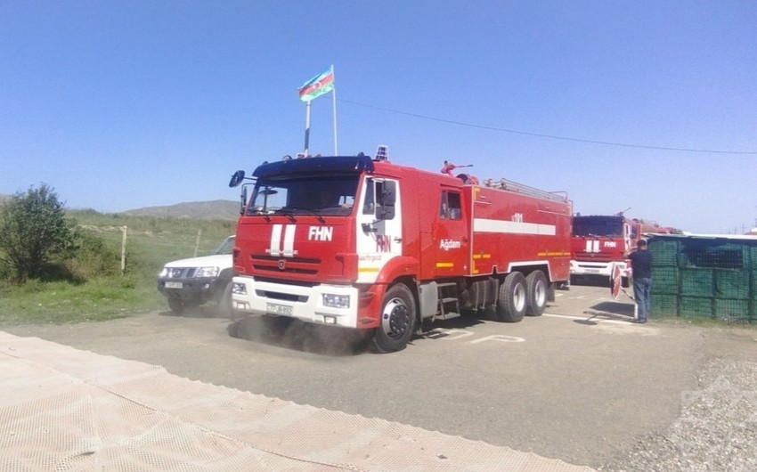 FHN-in 10 avtomobili və 50 nəfərlik heyəti Xankəndidə fəaliyyətə başlayıb