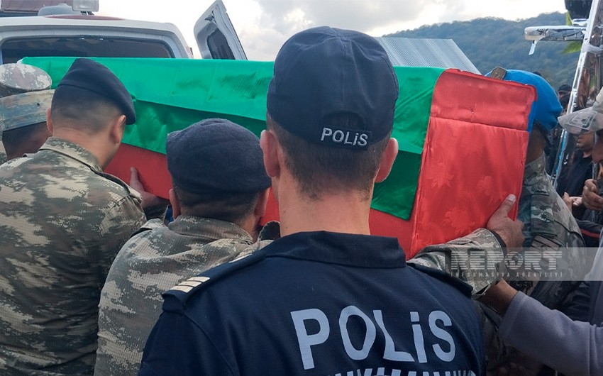 Şəhid Vüsal Orucovun nəşi ailəsinə təhvil verilib - FOTO