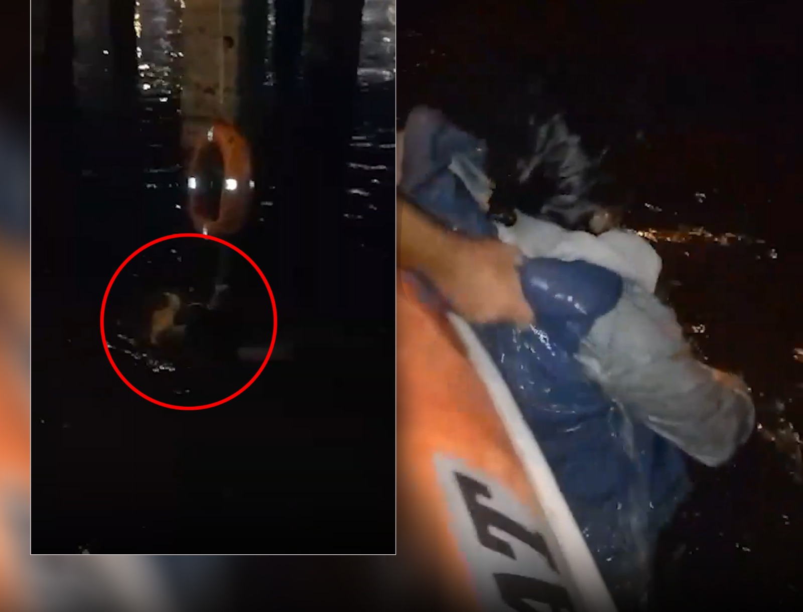 Bulvarda batma təhlükəsi olan qadın xilas edildi - VİDEO