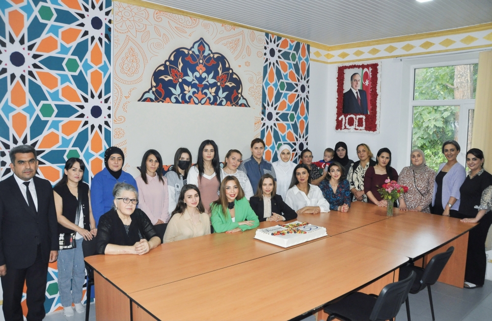 Ağcabədidə qadınların məşğulluğa çıxış imkanları genişləndirilir - FOTOLAR