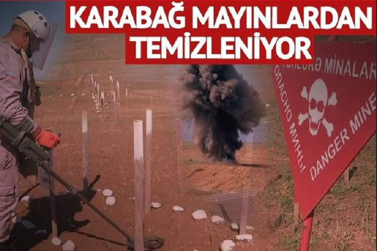 “Haber Global”: “Qarabağ minalardan təmizlənir” - VİDEO