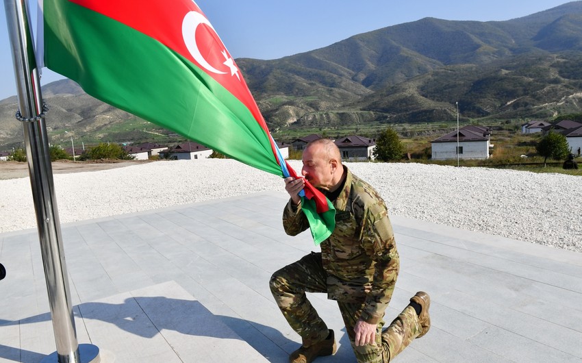 "Bu gün Xankəndidə olmağımızın əsas səbəbkarı Azərbaycan xalqıdır, Azərbaycan övladıdır"