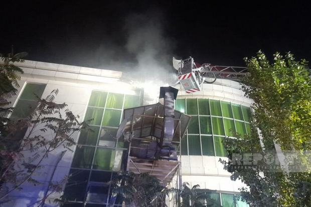 Naxçıvanda toy keçirilən restoranda yanğın olub - FOTO/VİDEO