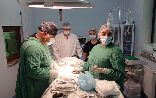 Xankəndidə ilk cərrahi əməliyyat icra olundu - FOTO