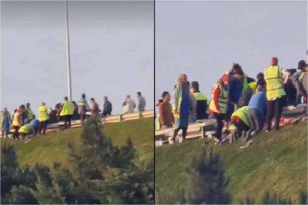 Bakıda təmizlik işçisini maşın vurub öldürdü - VİDEO